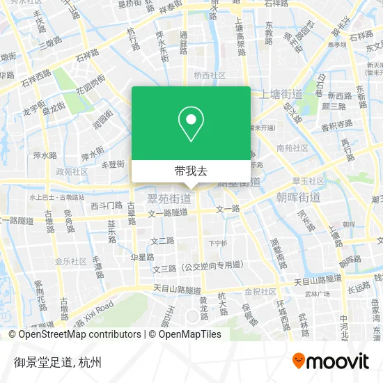 御景堂足道地图