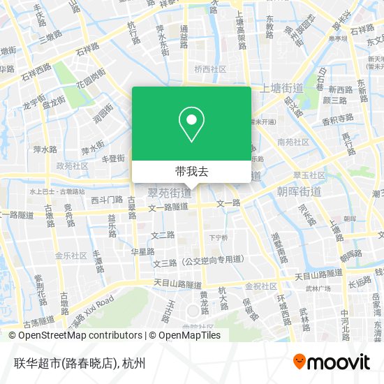 联华超市(路春晓店)地图