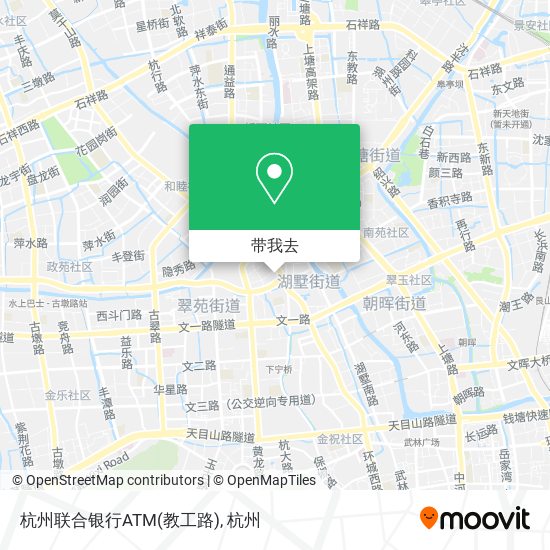 杭州联合银行ATM(教工路)地图