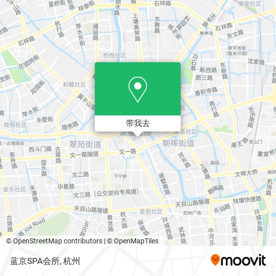 蓝京SPA会所地图