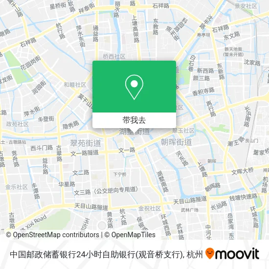 中国邮政储蓄银行24小时自助银行(观音桥支行)地图