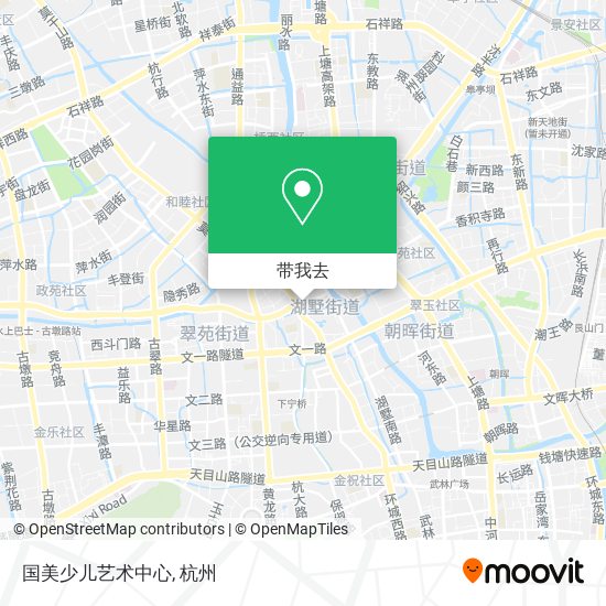 国美少儿艺术中心地图