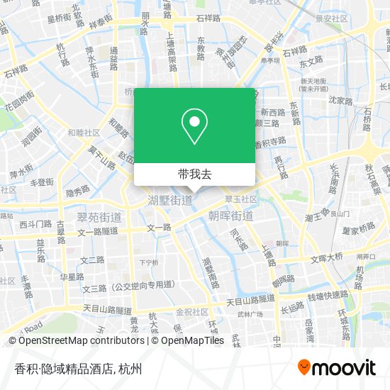 香积·隐域精品酒店地图