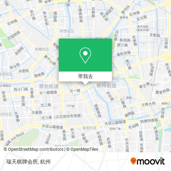 瑞天棋牌会所地图