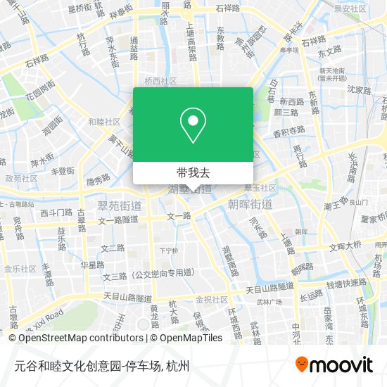 元谷和睦文化创意园-停车场地图