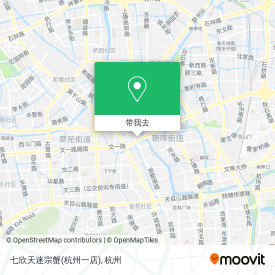 七欣天迷宗蟹(杭州一店)地图