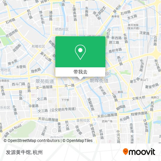 发源黄牛馆地图