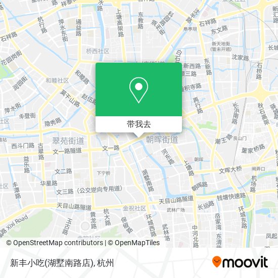 新丰小吃(湖墅南路店)地图