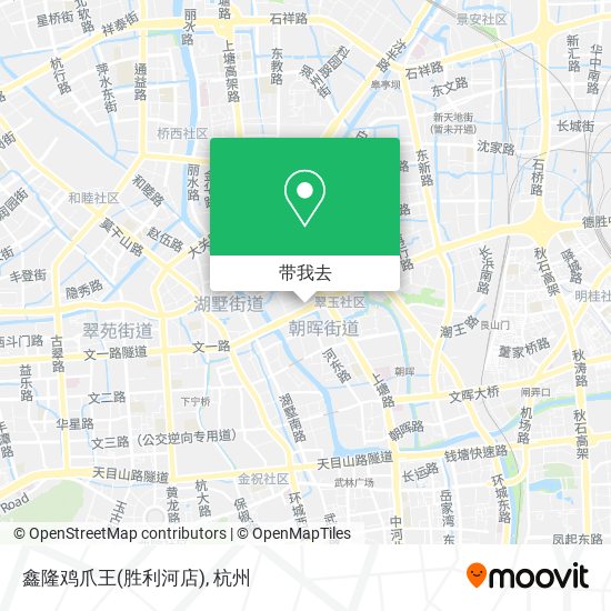 鑫隆鸡爪王(胜利河店)地图