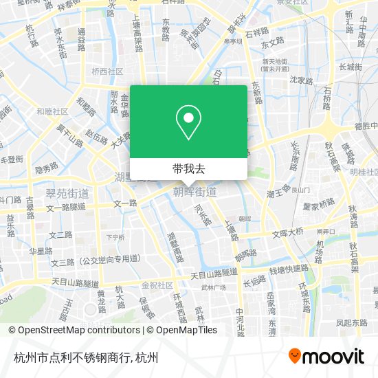 杭州市点利不锈钢商行地图