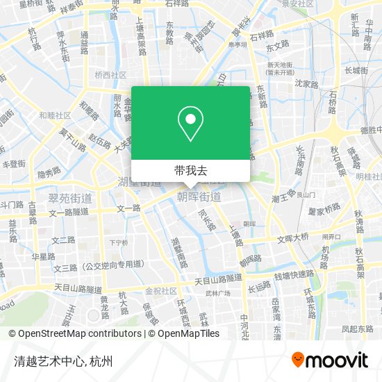 清越艺术中心地图
