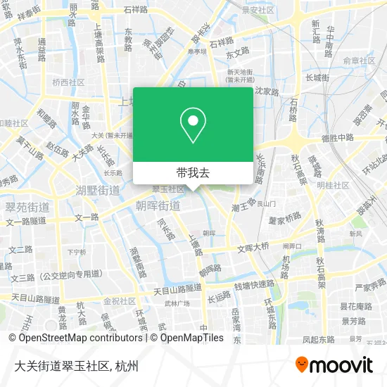 大关街道翠玉社区地图