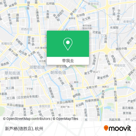 新芦栖(德胜店)地图