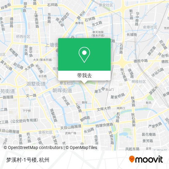 梦溪村-1号楼地图