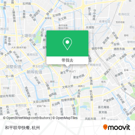 和平联华快餐地图