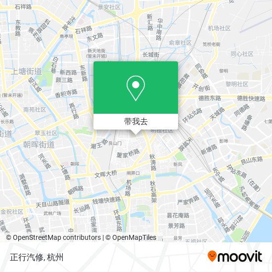 正行汽修地图