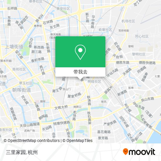 三里家园地图
