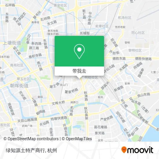 绿知源土特产商行地图