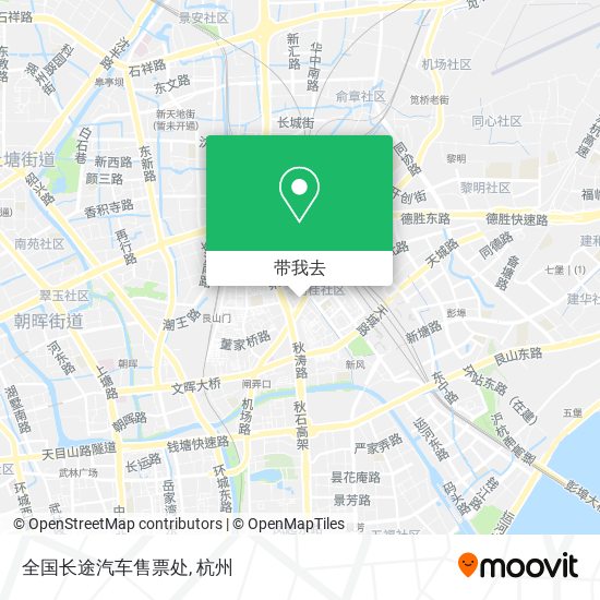 全国长途汽车售票处地图
