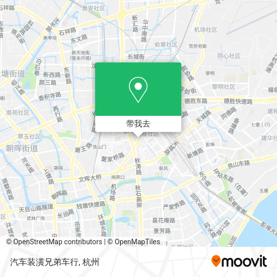 汽车装潢兄弟车行地图