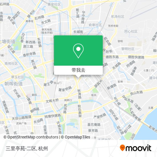 三里亭苑-二区地图
