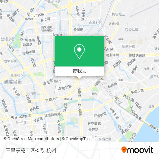 三里亭苑二区-5号地图