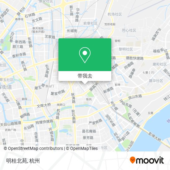 明桂北苑地图