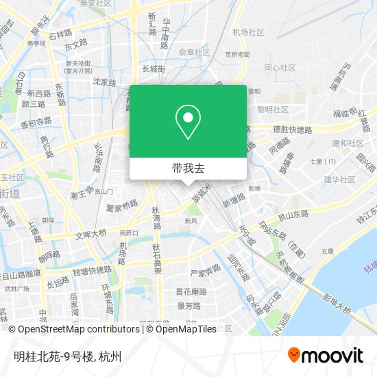 明桂北苑-9号楼地图