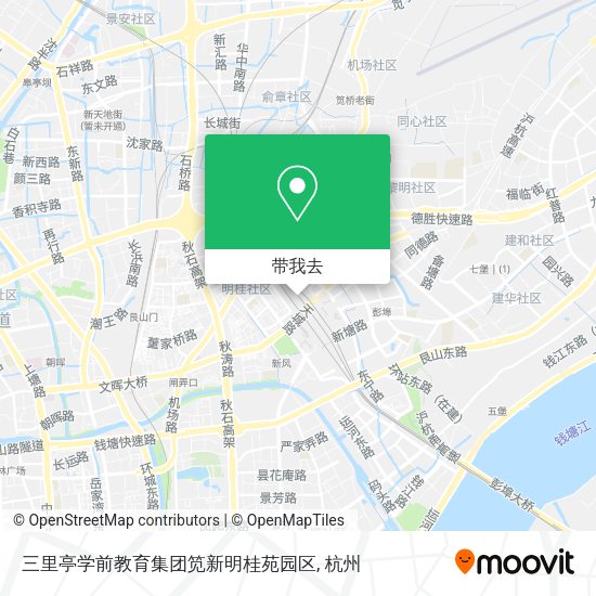 三里亭学前教育集团笕新明桂苑园区地图