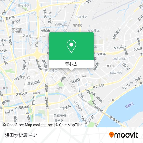 洪田炒货店地图