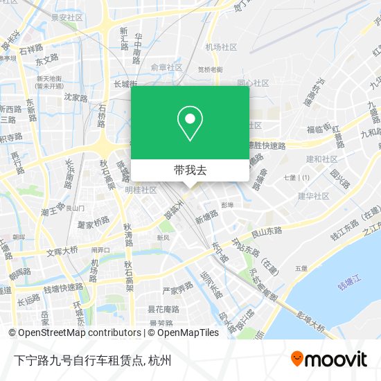 下宁路九号自行车租赁点地图
