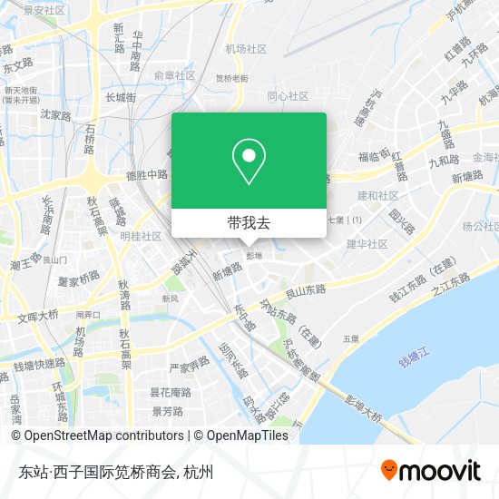 东站·西子国际笕桥商会地图