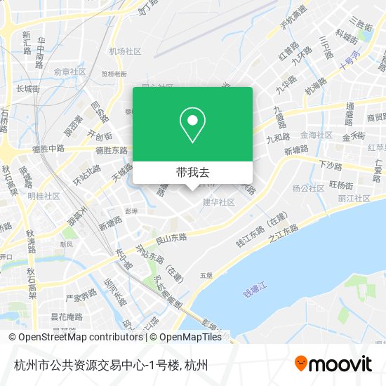 杭州市公共资源交易中心-1号楼地图