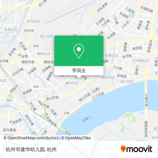 杭州市建华幼儿园地图