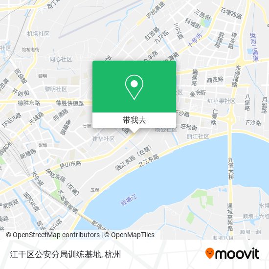 江干区公安分局训练基地地图