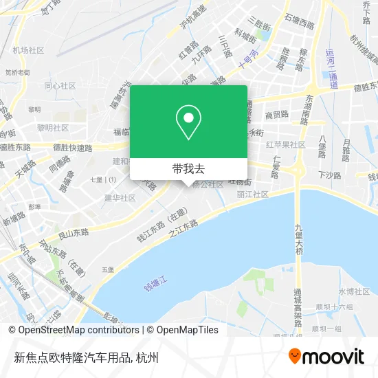 新焦点欧特隆汽车用品地图