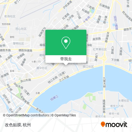 改色贴膜地图
