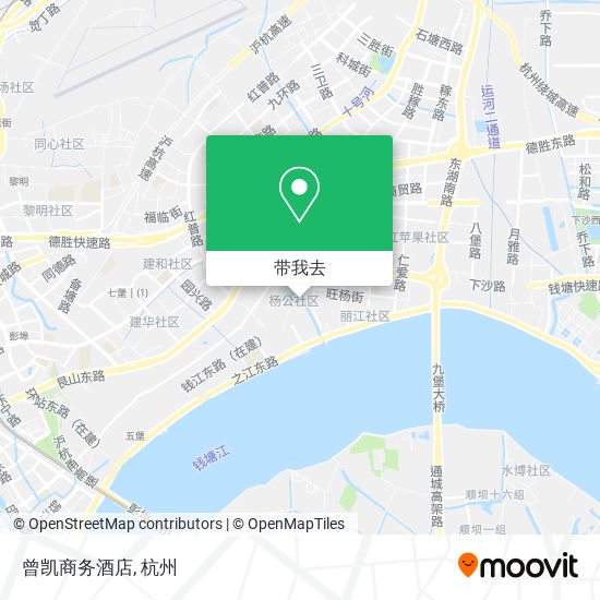 曾凯商务酒店地图