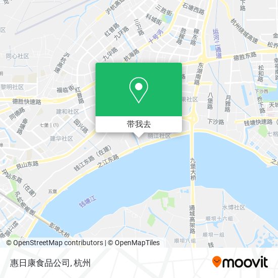 惠日康食品公司地图
