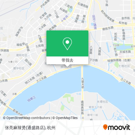 张亮麻辣烫(通盛路店)地图