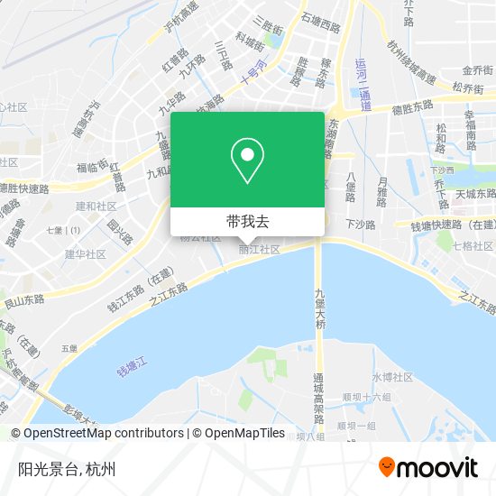 阳光景台地图