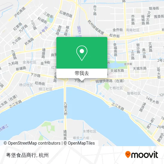 粤堡食品商行地图