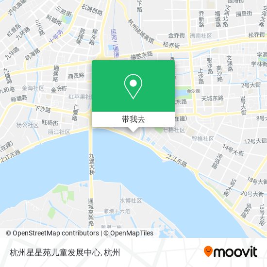 杭州星星苑儿童发展中心地图