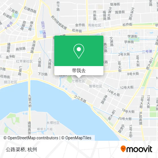 公路渠桥地图