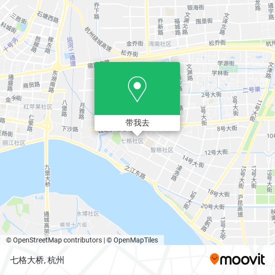 七格大桥地图