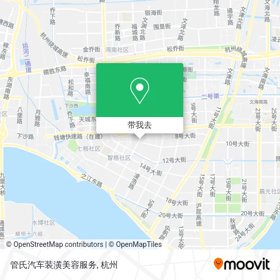 管氏汽车装潢美容服务地图