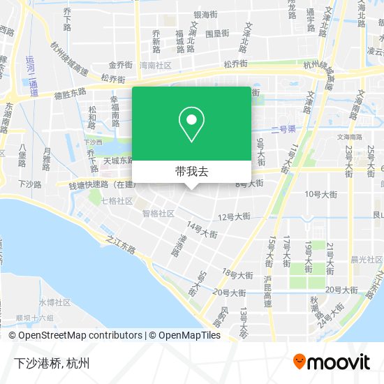 下沙港桥地图