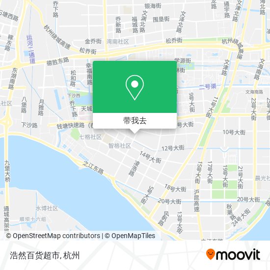 浩然百货超市地图
