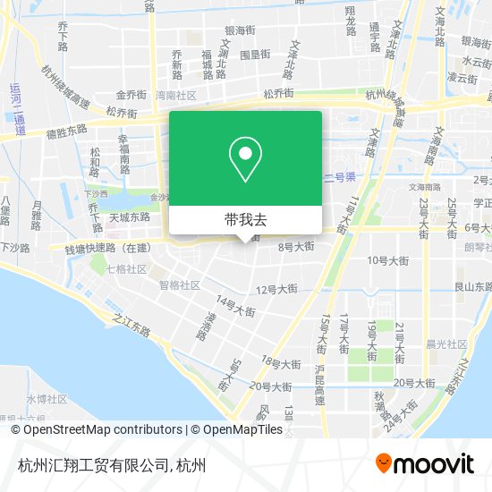 杭州汇翔工贸有限公司地图