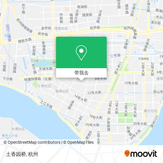 土香园桥地图